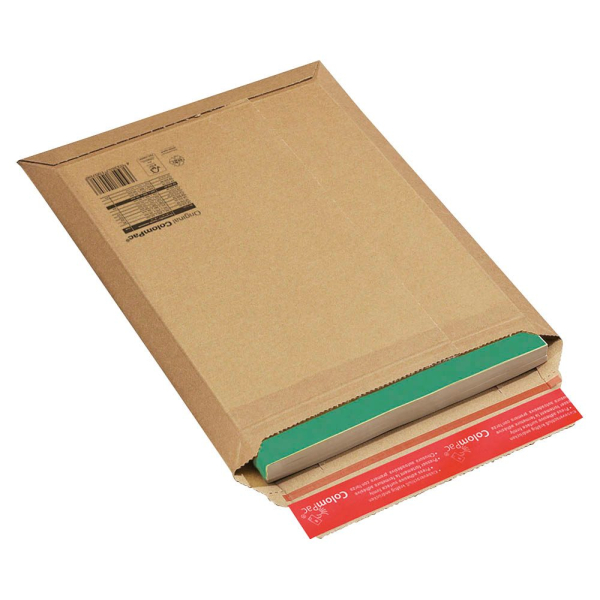 4033657060062 - ColomPac Briefumschläge Wellpappe 413 (B) x 303 (T) x 50 (H) mm Braun 20 Stück