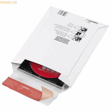 4033657110804 - CD-Versandtasche Jewel-Case CP01108 160x175mm ws 4033657110804 Colompac 4033657110804 - CD-Versandtasche Jewel-Case CP01108 160x175mm ws 4033657110804 Colompac