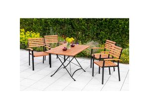 4033662986470 - Schlossgarten Set 5tlg Tisch Klapptisch