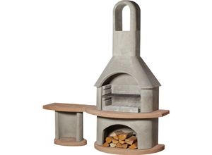 4033886100218 - Grillkamin Carmen mit Beistelltisch Georgia 4033886100218 - Grillkamin Carmen mit Beistelltisch Georgia