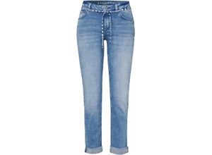 4034079546127 - Masha Jeanshose Bindegürtel Waschung für Damen blau 42 30