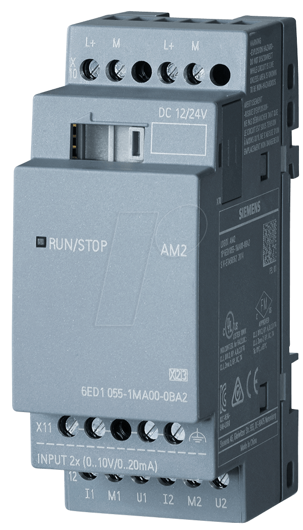 4034106029517 - SPS-Analoges E A-Modul logo 2Eing EingStrom Spannung Schraub 6ED1055-1MA00-0BA2 - Siemens