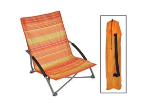 4034127621967 - Strandstuhl Klappbar Orange 65 × 55 × 25 65 cm HI Orange