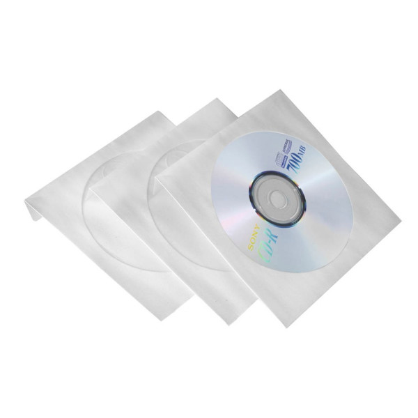 4034303024520 - CD- DVD-Hüllen Papier 100 Stück 4034303024520 9001304