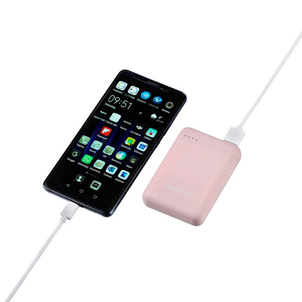 4034303028467 - 7313533 ROSE Powerbank XS10000 rosÃ© 10000 mAh inkl USB-A to Type-C 7313533 ROSE 4034303028467