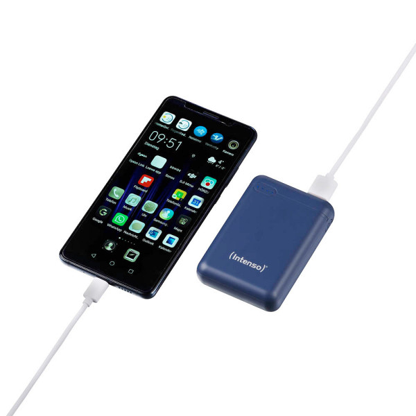 4034303028498 - XS10000 - Powerbank - 10000 mAh - 31 A - 2 Ausgabeanschlussstellen (USB USB-C) - Blau