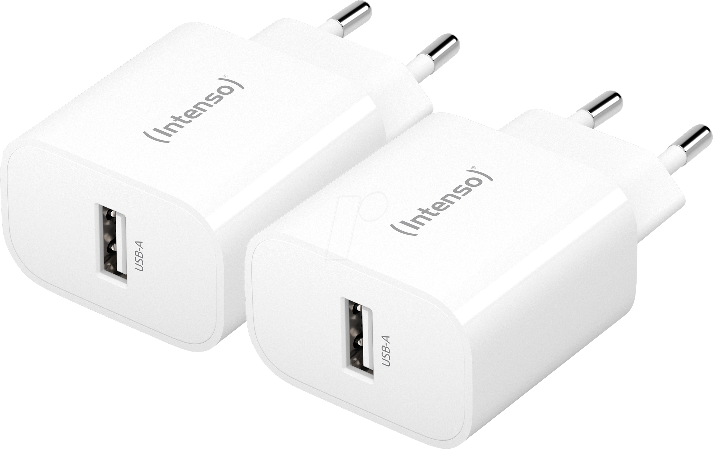 4034303036301 - INTENSO 7800522 - USB-Ladegerät 5 W 1x USB-A weiß 2er-Pack