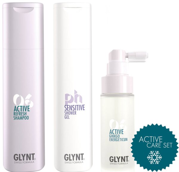 4034348104294 - Aktion - Active Care Set Refresh Shampoo + Sensitive Shower Gel + Active Ginkgo Energeticum