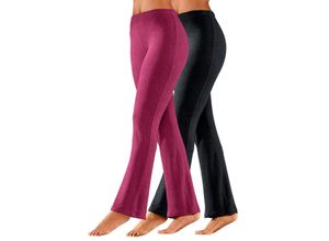 4035156729938 - Große Größen Jazzpants himbeere+schwarz Gr40 42