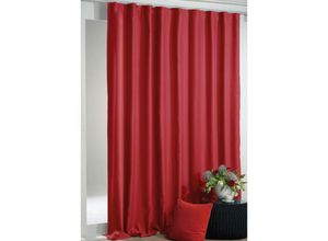 4035179116180 - Arsvita - Verdunkelungsgardine mit Kräuselband Shadow 135 x 175 cm ( Breite x Länge ) in Rot  Blackout Gardine in vielen Variationen - Rot