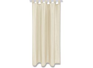 4035179143131 - Arsvita - Blickdichte Beige Gardine Alessia mit Schlaufen in 140x245cm ( BxL ) in vielen Größen und Farben - Beige