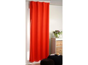 4035179149331 - Bestlivings - Verdunkelungsgardine mit Universalband orange - dunkelorange 270cm x 245cm - Orange