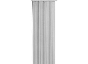 4035179152720 - Bestlivings - Gardine blickdicht in Leinenoptik 140x245 cm mit Universalband in Grau in vielen Varianten - Grau