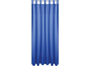 4035179153338 - Bestlivings - Blickdichte Blaue Gardine mit Schlaufen in 140x225 cm ( BxL ) in vielen Größen und Farben - Blau