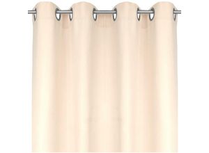 4035179153482 - Bestlivings - Blickdichte Beige Gardine mit Ösen in 140x225 cm ( BxL ) in vielen Größen und Farben - Beige