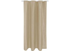 4035179155127 - Arsvita - Blickdichte Gardine ( Taupe ) Alessia mit Kräuselband in 140x145cm (BxL) in vielen Größen und Farben - Taupe