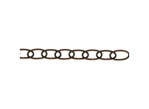 4035300157044 - Glatte brünierte kette 34x18x3mm verkauft durch den meter - dy2700362 - Masidef