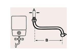 4035300178339 - Cornat Rohrauslauf S-Form 25 cm verchromt