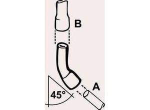 4035300286324 - Bogen 45°   ø 18 mm Winkel & Bögen - Cornat