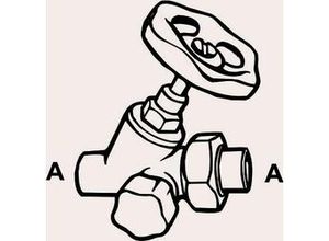 4035300286539 - Cornat - Schrägsitzventil für 22 mm Kupferrohr Ausläufe & Ventile