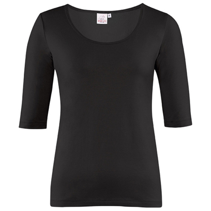 4035386070749 - Damen-Shirt Rundhals 1 2 Arm regular fit 95% Baumwolle   5% El