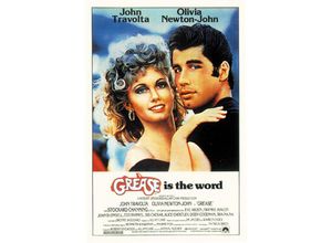 4035519122895 - - Grease Poster John Travolta Olivia Newton-John