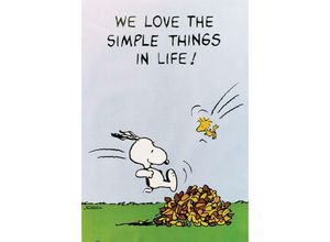 4035519140349 - Poster We Love The Simple Things In Life - Peanuts