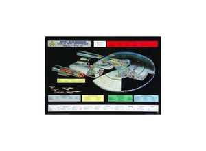 4035519153615 - Poster Next Generation Enterprise Schnittzeichnung der uss Enterprise NCC-1701-D - Star Trek