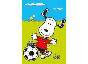 4035519258440 - Poster Snoopy Snoopy mit Fußball - Peanuts