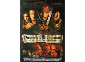 4035519387539 - - Fluch der Karibik Poster us Regular Johnny Depp Orlando Bloom Geoffrey Rush