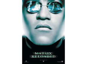 4035519388246 - - Matrix - Reloaded Poster Morpheus (reflecting sunglasses)