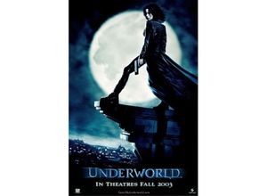 4035519393967 - - Underworld Poster Kate Beckinsale (Teaser   auf dem Dach)