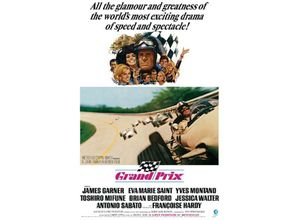 4035519406094 - - Grand Prix Poster James Garner Jessica Walter Brian Bedford