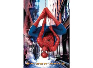 4035519413481 - - Spider-Man 2 Poster Spiderman kopfüber an einem Spinnenfaden