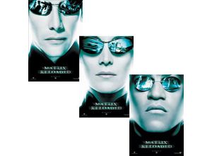 4035519421707 - - Matrix Reloaded Posterset 3 verschiedene Poster Neo Morpheus Trinity