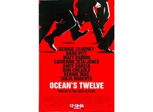 4035519438842 - - Oceans Twelve Poster George Clooney Brad Pitt Matt Damon Julia Roberts