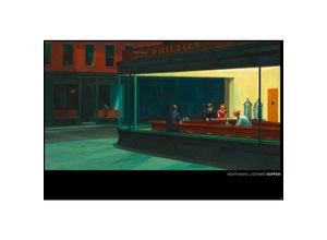 4035519472938 - - Edward Hopper Poster Nighthawks Querformat