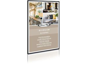 4035519680111 - Posterrahmen 61 x 915 cm schwarz Kunststoffleiste (Leistenbreite 12mm) PVC-Scheibe (unzerbrechlich)