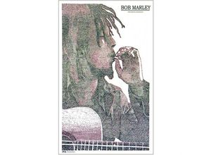 4035519786523 - Bob Marley Exodus Popart Text-Poster Der komplette Text des Exodus Albums als Artwork