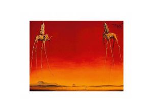 4035519795082 - - Salvador Dali Kunstdruck Les Elephants