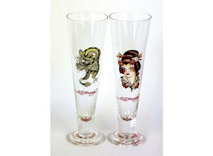 4035519808928 - Ed Hardy Asia Biergläser im 2er Set in Geschenkbox