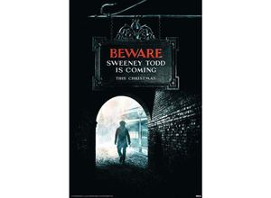 4035519839502 - - Sweeney Todd the Demon Barber of Fleet Street Teaser Beware (Johnny Depp)