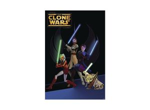 4035519866072 - The Clone Wars Poster Group   Lightswords (black) - Star Wars