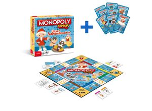 4035576044574 - Monopoly Junior - Unser Sandmännchen Brettspiel Gesellschaftsspiel