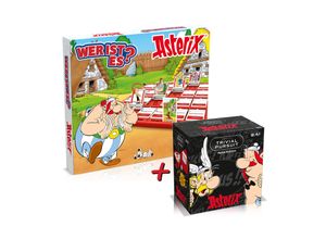 4035576098997 - Asterix Spiele BUNDLE - Wer ist es? + Trivial Pursuit Gesellschaftsspiel Quizspiel