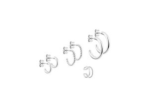 4035608308377 - Ohrring-Set TAMARIS TS-0022-EE TS-0023-EE TS-0024-EE Ohrringe Gr Edelstahl silberfarben (edelstahlfarben) Damen Brautschmuck