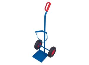 4035694082366 - Variofit Stahlflaschenkarre 100kg Tragkraft für 20 40-50 Liter Stahlflaschen Luftbereifung