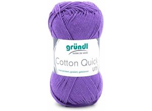 4036014015712 - Wolle Cotton Quick 50 g uni lila Handarbeit - Gründl