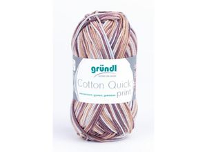 4036014022314 - Wolle Cotton Quick print 50 g braun multicolor Handarbeit - Gründl