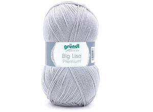 4036014089515 - Wolle Big Lisa Premium 250 g hellgrau Handarbeit - Gründl